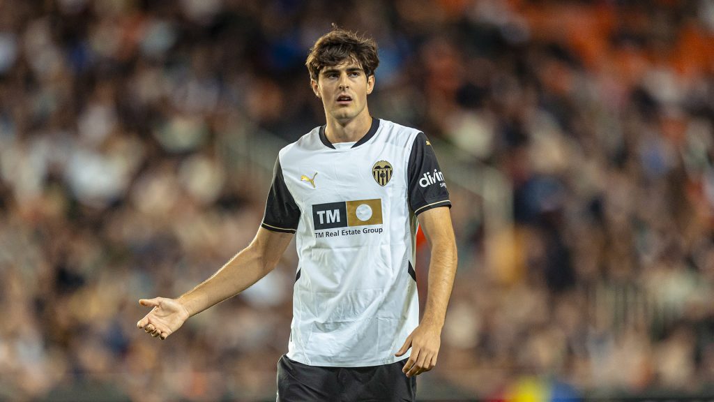 Javi Guerra en Mestalla