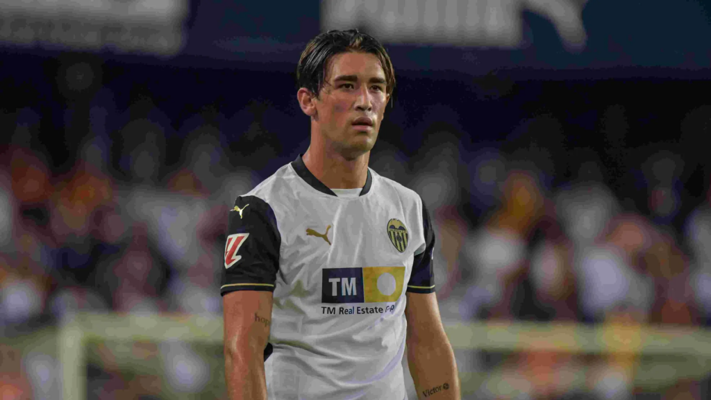 Jesús Vázquez con el Valencia