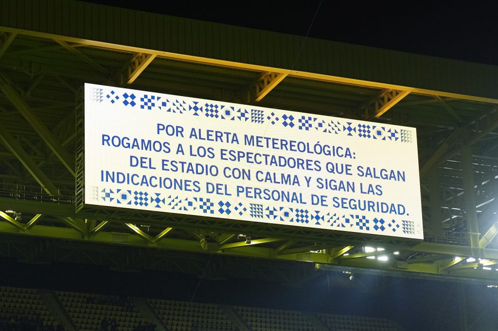 Mensaje de suspensión en la Cerámica
