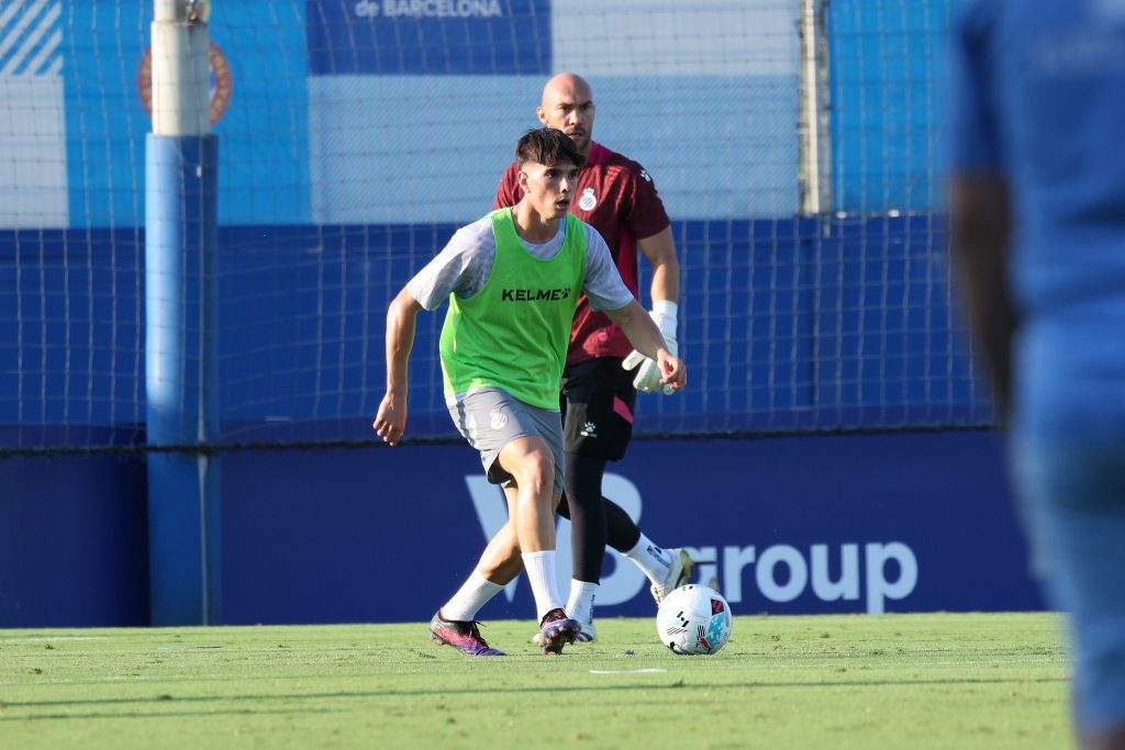 Hinojo entrenando I @rcdespanyol