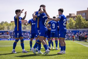 El Getafe celebrando un gol - Getafe CF