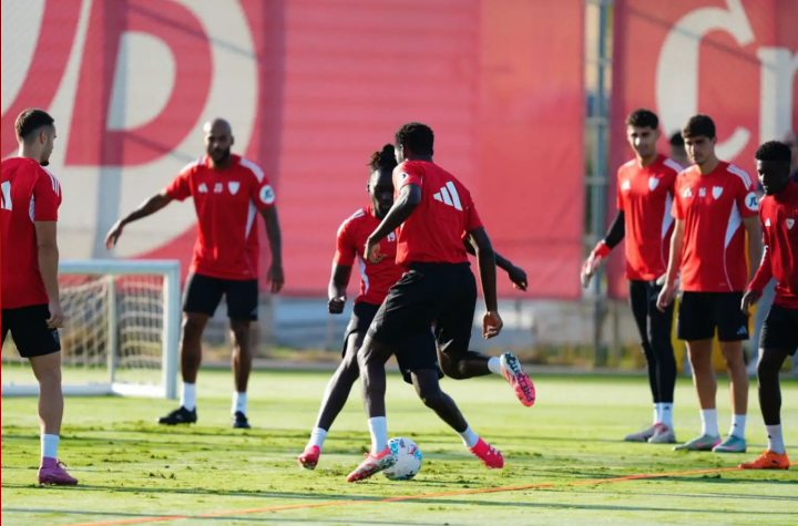 Entrenamiento hoy del Sevilla FC