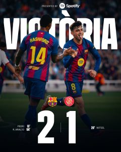 El Barça vence al Girona I @fcbarcelona
