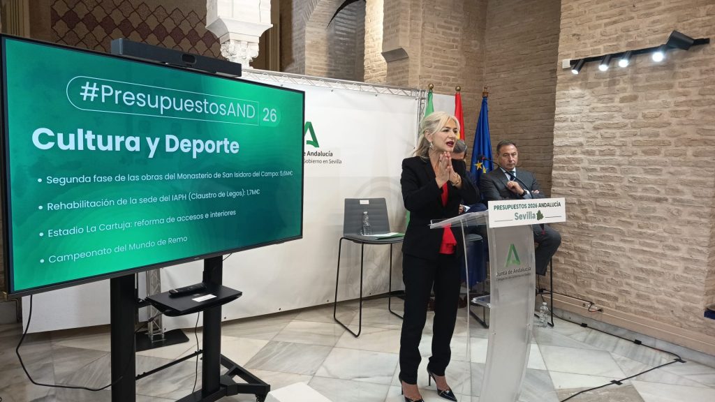 Patricia Del Pozo, consejera de Cultura y Deporte