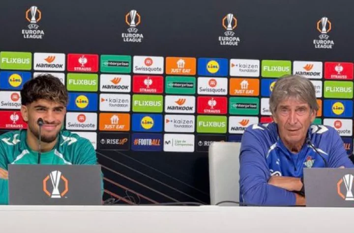 Ez Abde y Pellegrini en rueda de prensa || ABC